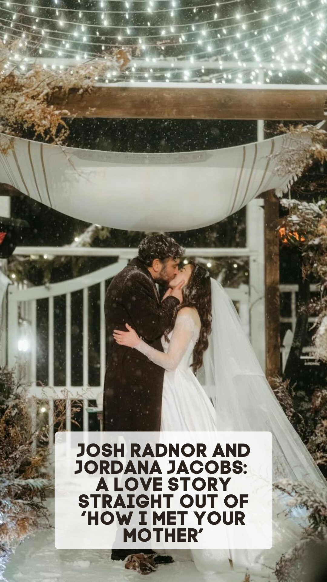 Josh Radnor and Jordana Jacobs: A Love Story Straight Out of ‘How I Met Your Mother’