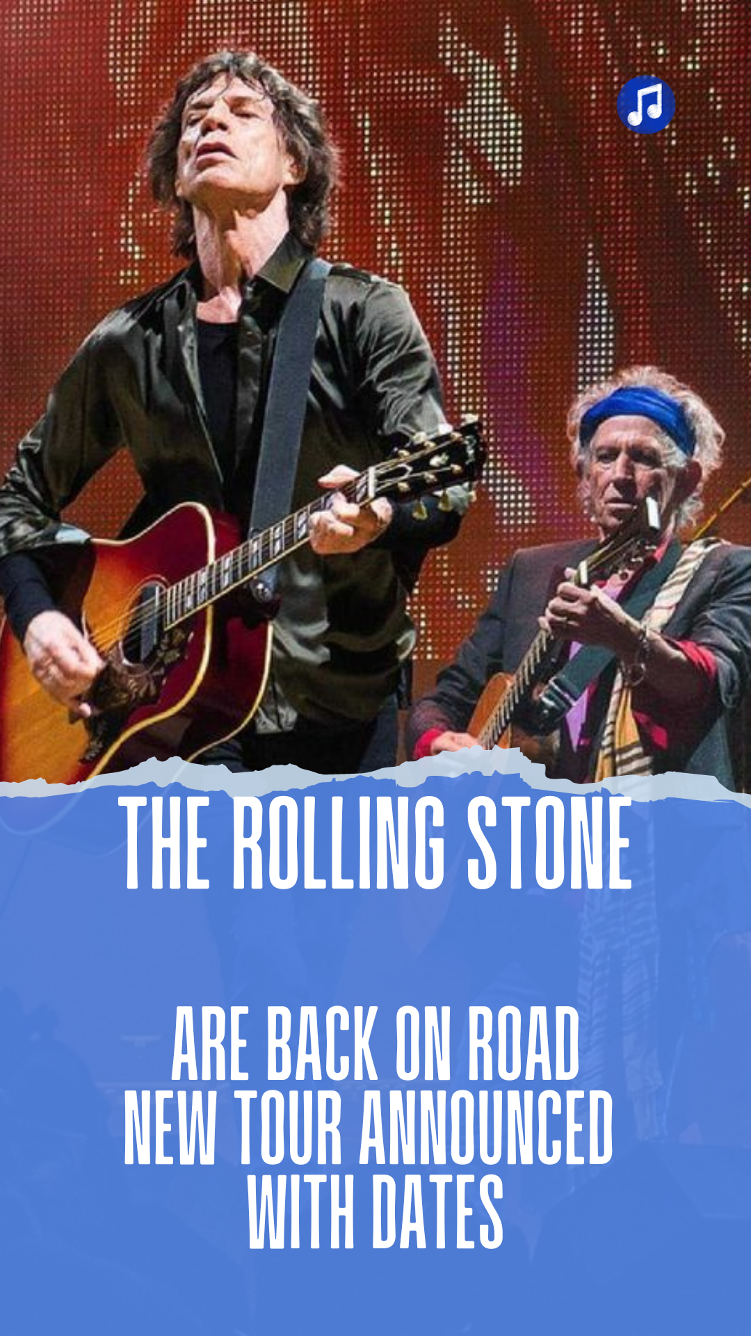 The Rolling Stone: New Tour Announced With Dates