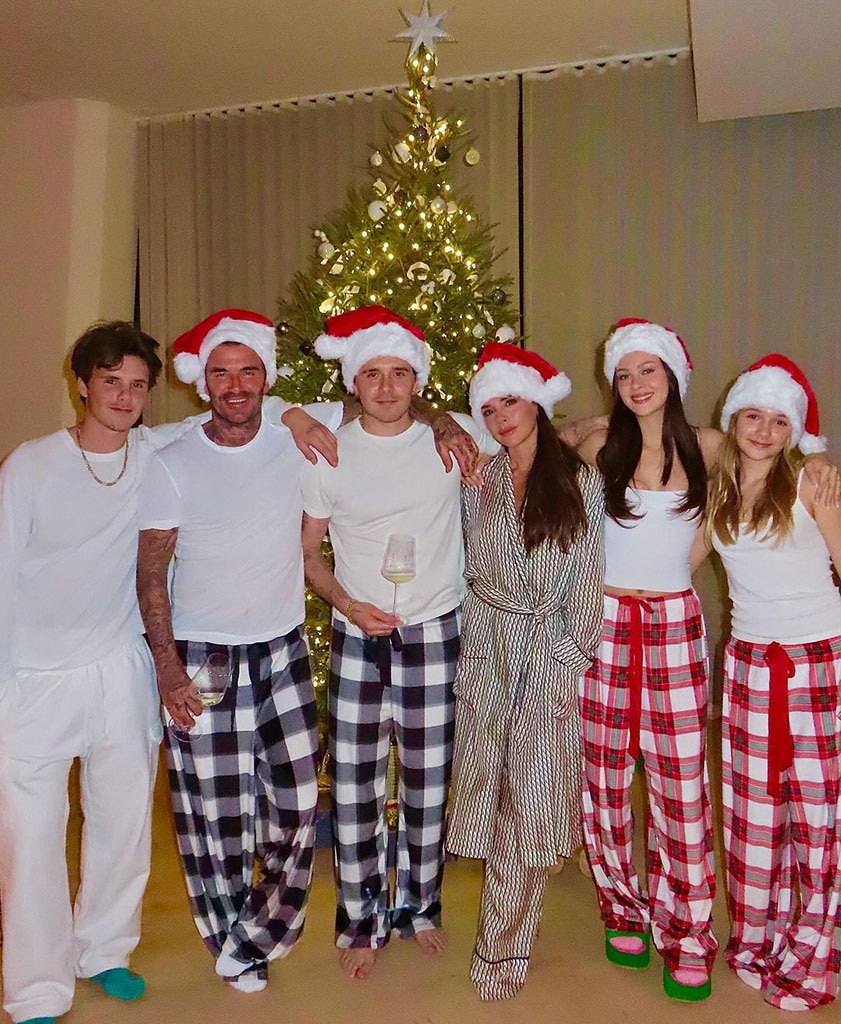 David Beckham and Family Christmas Celebration