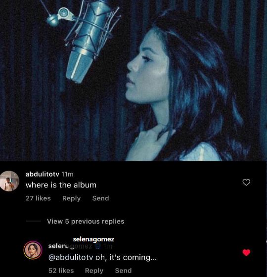 Selena Comments On SG3 her upcoming album